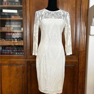 Elegant White Dress Size 6